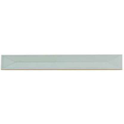 Pastel light Blue 2x16 Glossy Ceramic Deco Subway Tile (50 pack,10.76 sq ft/case)