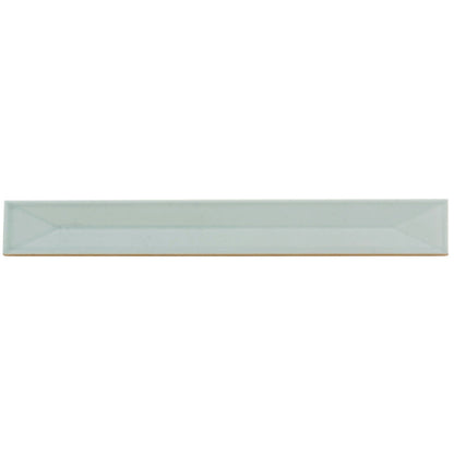 Pastel light Blue 2x16 Glossy Ceramic Deco Subway Tile (50 pack,10.76 sq ft/case) - Sample