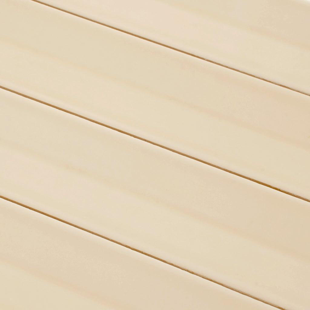 Alabaster Beige 2x16 Glossy Ceramic Deco Subway Tile (50 pack,10.76 sq ft/case) - Sample