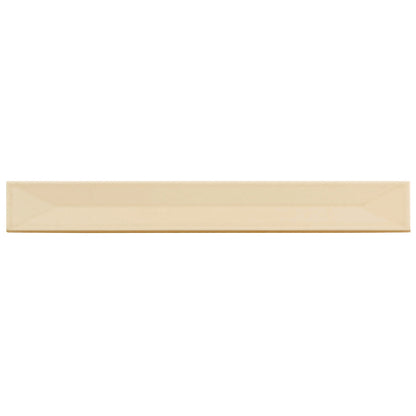 Alabaster Beige 2x16 Glossy Ceramic Deco Subway Tile (50 pack,10.76 sq ft/case)