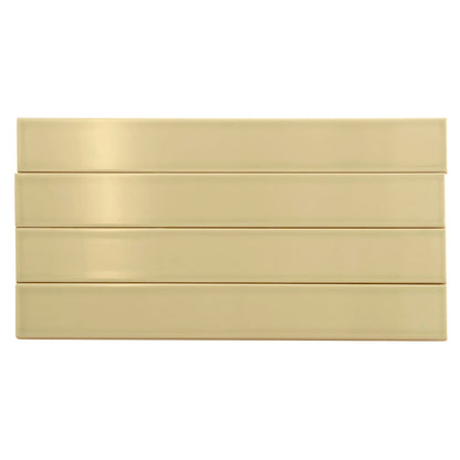 Soft Olive 2x16 Glossy Ceramic Subway Tile (50 pack, 10.76 sq ft/case)