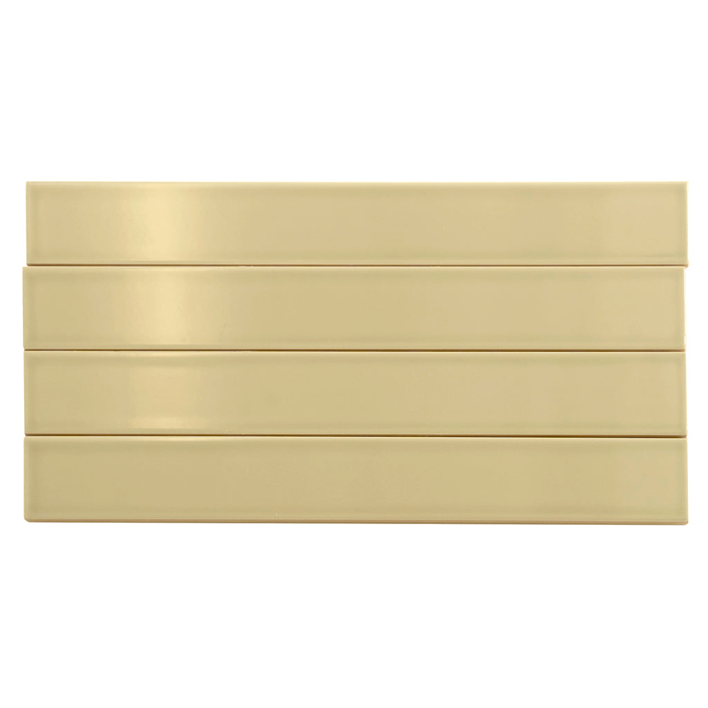 Soft Olive 2x16 Glossy Ceramic Subway Tile (50 pack, 10.76 sq ft/case) - Sample