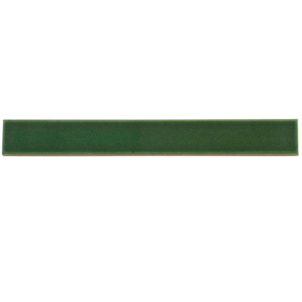 Forest Green 2x16 Glossy Ceramic Subway Tile (50 pack, 10.76 sq ft/case) - Sample