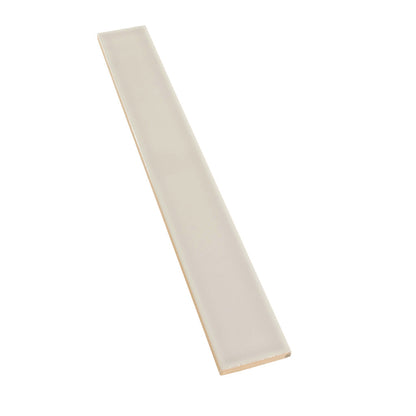 Soft Dove Gray 2x16 Glossy Ceramic Subway Tile (50 pack, 10.76 sq ft/case) - Sample