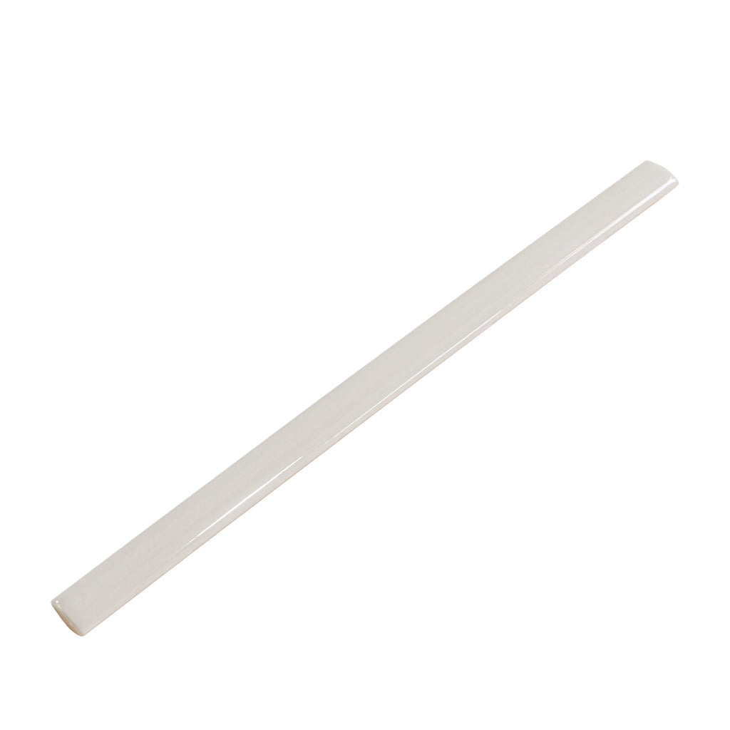 Soft Dove Gray 0.5x8 Glossy Ceramic Pencil Tile Trim (10 pack, 0.27 sq ft/case) - Sample