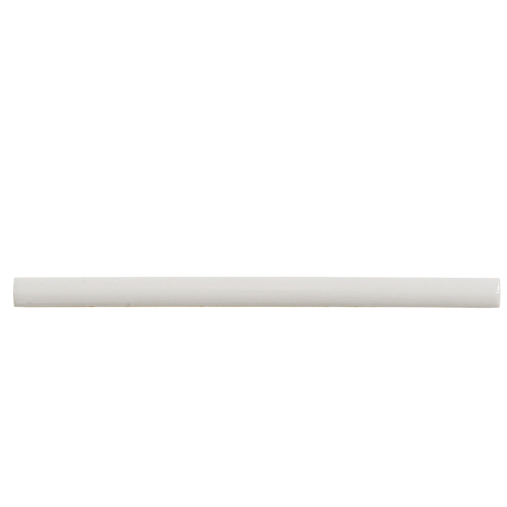 Soft Dove Gray 0.5x8 Glossy Ceramic Pencil Tile Trim (10 pack, 0.27 sq ft/case) - Sample