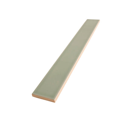 Soft Mint Green 2x16 Glossy Ceramic Subway Tile (50 pack, 10.76 sq ft/case) - Sample