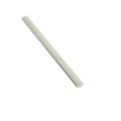 Soft Mint Green 0.5x8 Glossy Ceramic Pencil Tile Trim (10 pack, 0.27 sq ft/case) - Sample