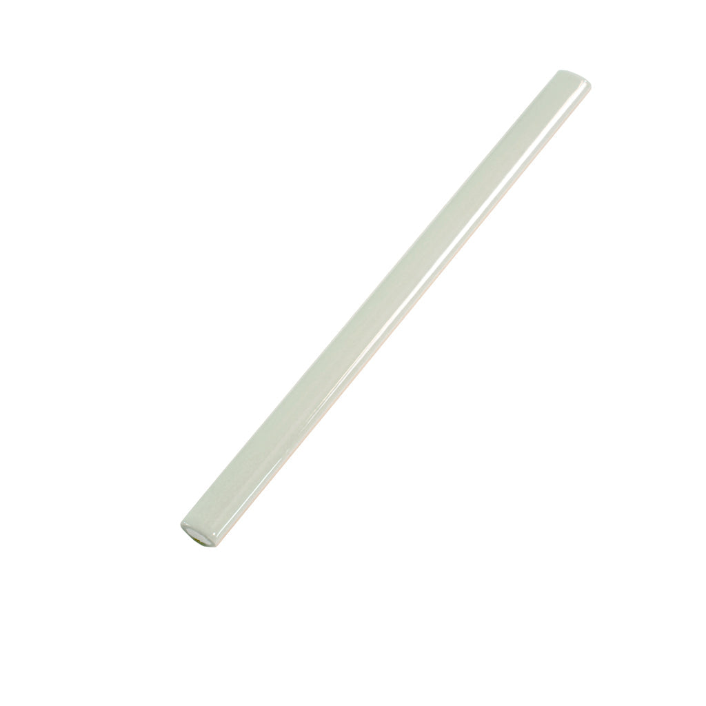 Soft Mint Green 0.5x8 Glossy Ceramic Pencil Tile Trim (10 pack, 0.27 sq ft/case) - Sample