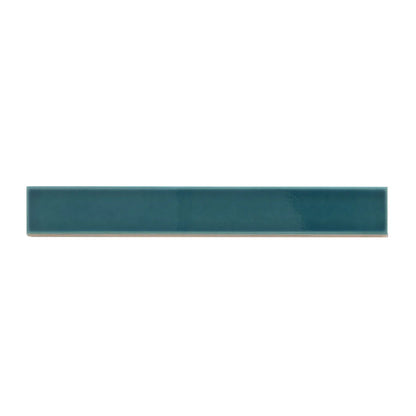 Emerald Petrol Blue 2x16 Glossy Ceramic Subway Tile (50 pack, 10.76 sq ft/case)