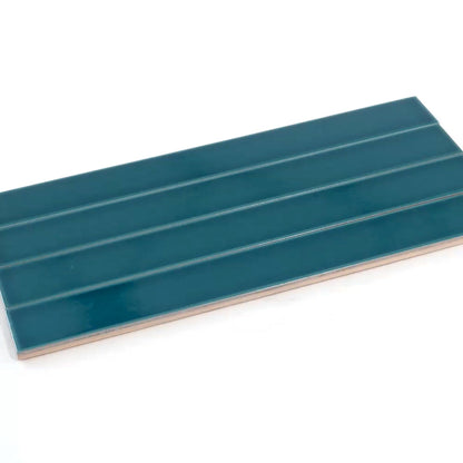 Emerald Petrol Blue 2x16 Glossy Ceramic Subway Tile (50 pack, 10.76 sq ft/case)