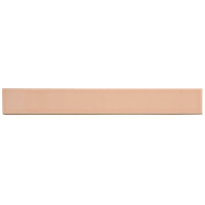 Powder Pink 2x16 Glossy Ceramic Subway Tile (50 pack, 10.76 sq ft/case) - Sample