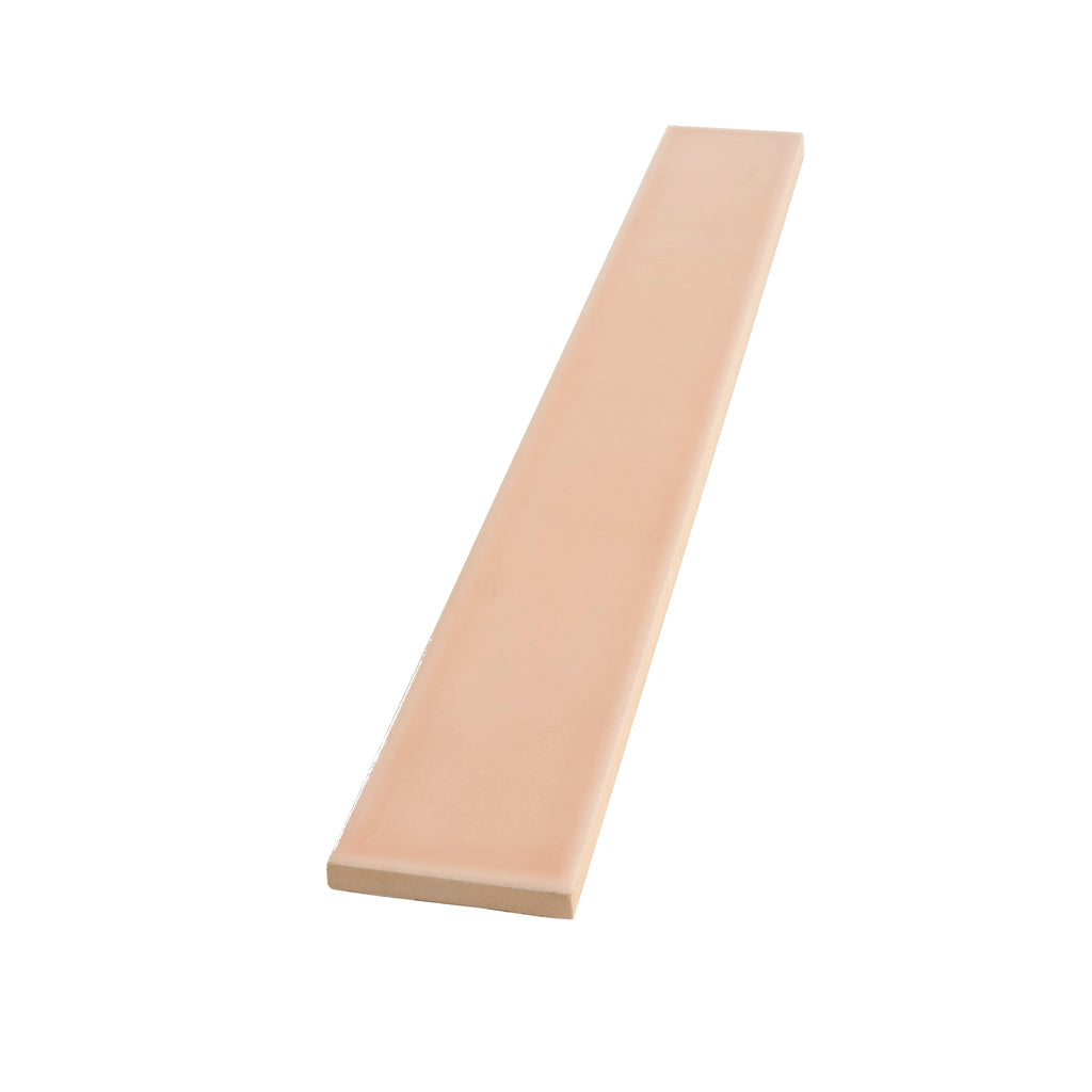 Powder Pink 2x16 Glossy Ceramic Subway Tile (50 pack, 10.76 sq ft/case) - Sample