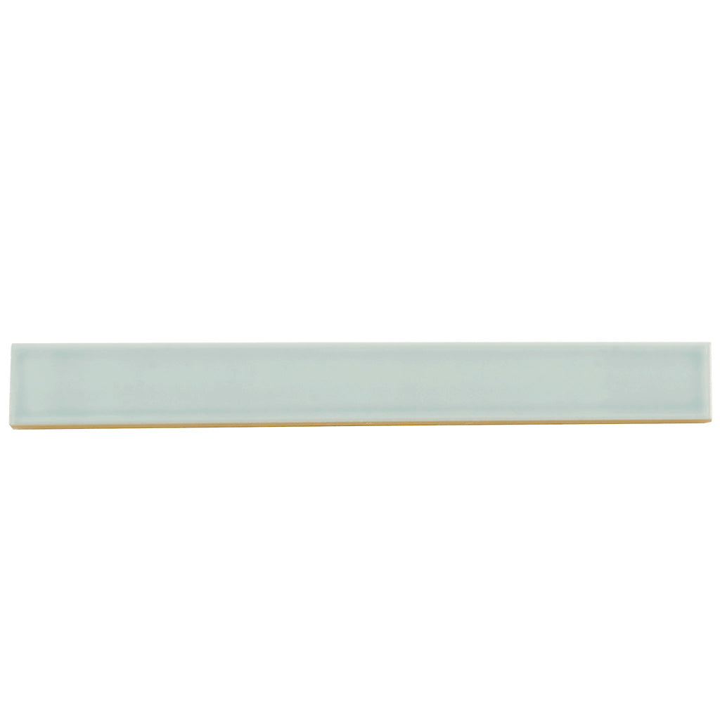 Pastel light Blue 2x16 Glossy Ceramic Subway Tile (50 pack, 10.76 sq ft/case) - Sample