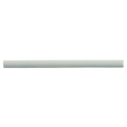 Pastel light Blue 0.5x8 Glossy Ceramic Pencil Tile Trim (10 pack, 0.27 sq ft/case)