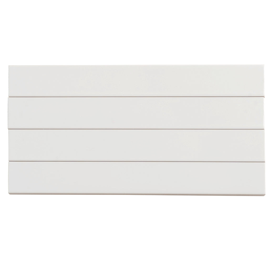 Snow White 2x16 Glossy Ceramic Subway Tile (50 pack, 10.76 sq ft/case) - Sample