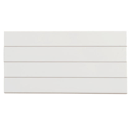 Snow White 2x16 Glossy Ceramic Subway Tile (50 pack, 10.76 sq ft/case) - Sample