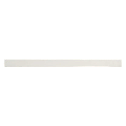 Snow White 0.5x8 Glossy Ceramic Pencil Tile Trim (10 pack, 0.27 sq ft/case)