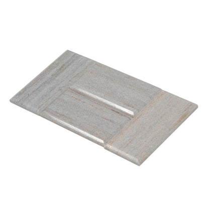 Wooden Beige 3x6 Polished Beveled Subway Crystal Sand Marble Tile (40 pack, 5 sq ft/case)