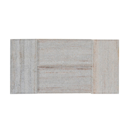 Wooden Beige 3x6 Polished Beveled Subway Crystal Sand Marble Tile (40 pack, 5 sq ft/case)