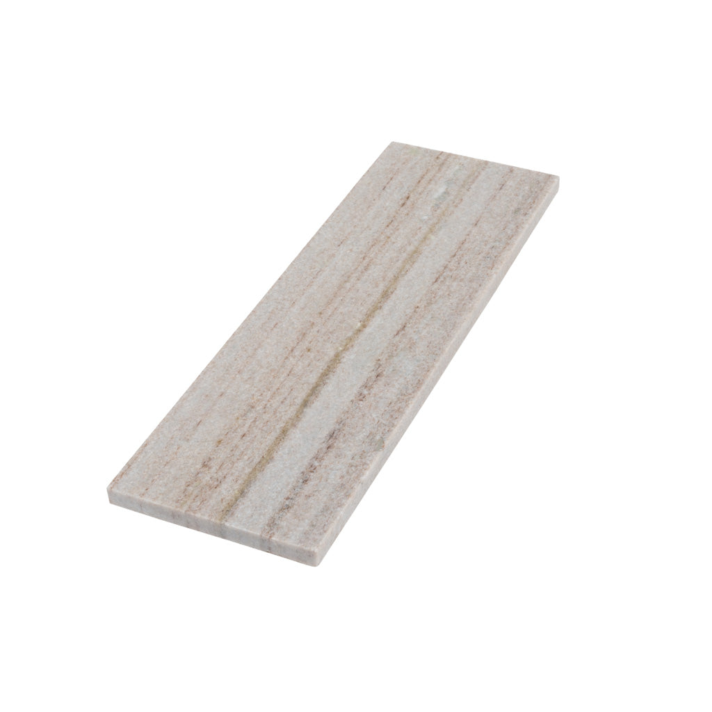 Wooden Beige 4x12 Honed Subway Crystal Sand Marble Tile (15 pack, 5 sq ft/case)