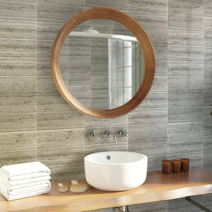 Wooden Beige 4x12 Polished Subway Crystal Sand Marble Tile (15 pack, 5 sq ft/case)