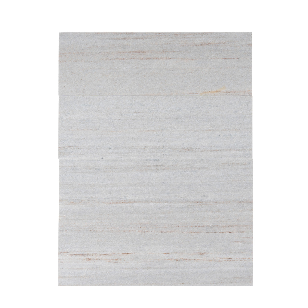 Wooden Beige 4x12 Polished Subway Crystal Sand Marble Tile (15 pack, 5 sq ft/case)