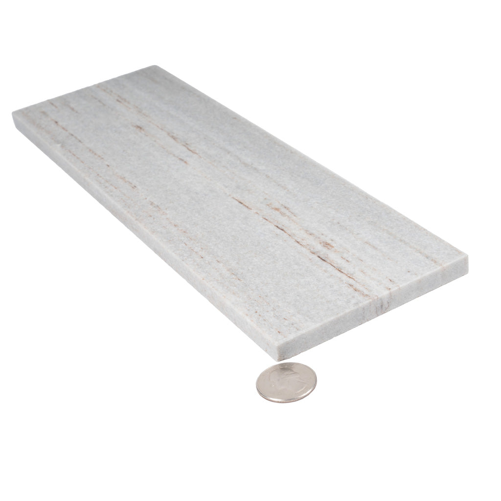 Wooden Beige 4x12 Polished Subway Crystal Sand Marble Tile (15 pack, 5 sq ft/case)