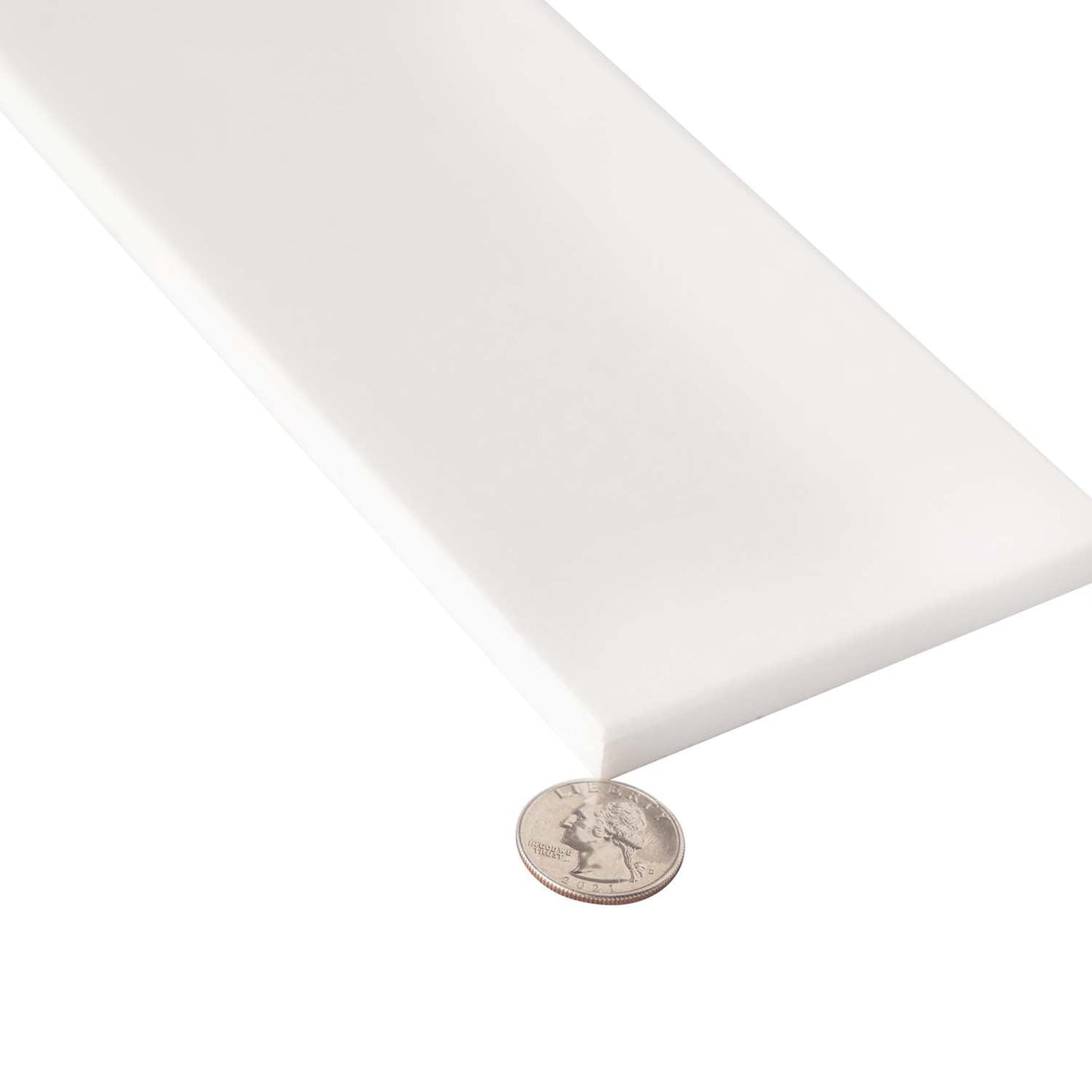 White 4x12 Honed Subway Marble Tile (15 pack, 5 sq ft/case) - Sample