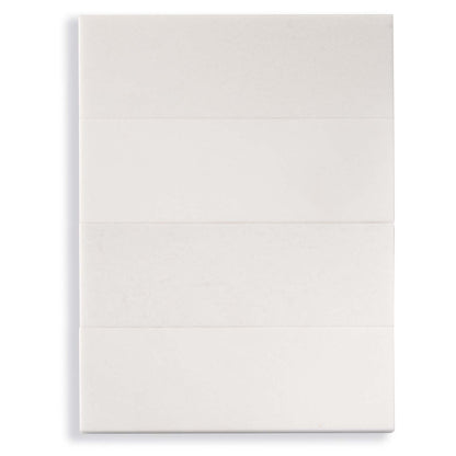 White 4x12 Honed Subway Thassos Marble Tile (15 pack, 5 sq ft/case)