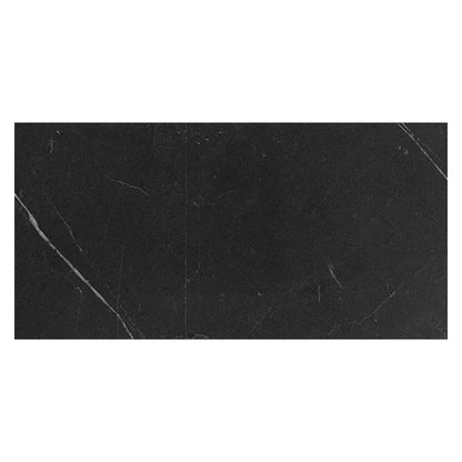 Eastern Black 12x24 Honed Rectangle, Brick Marble Large Format Tile (5 pack, 10 sq ft/case)