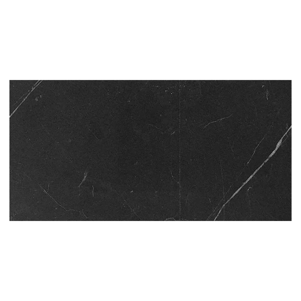 Eastern Black 12x24 Polished Rectangle, Brick Marble Large Format Tile (5 pack, 10 sq ft/case)