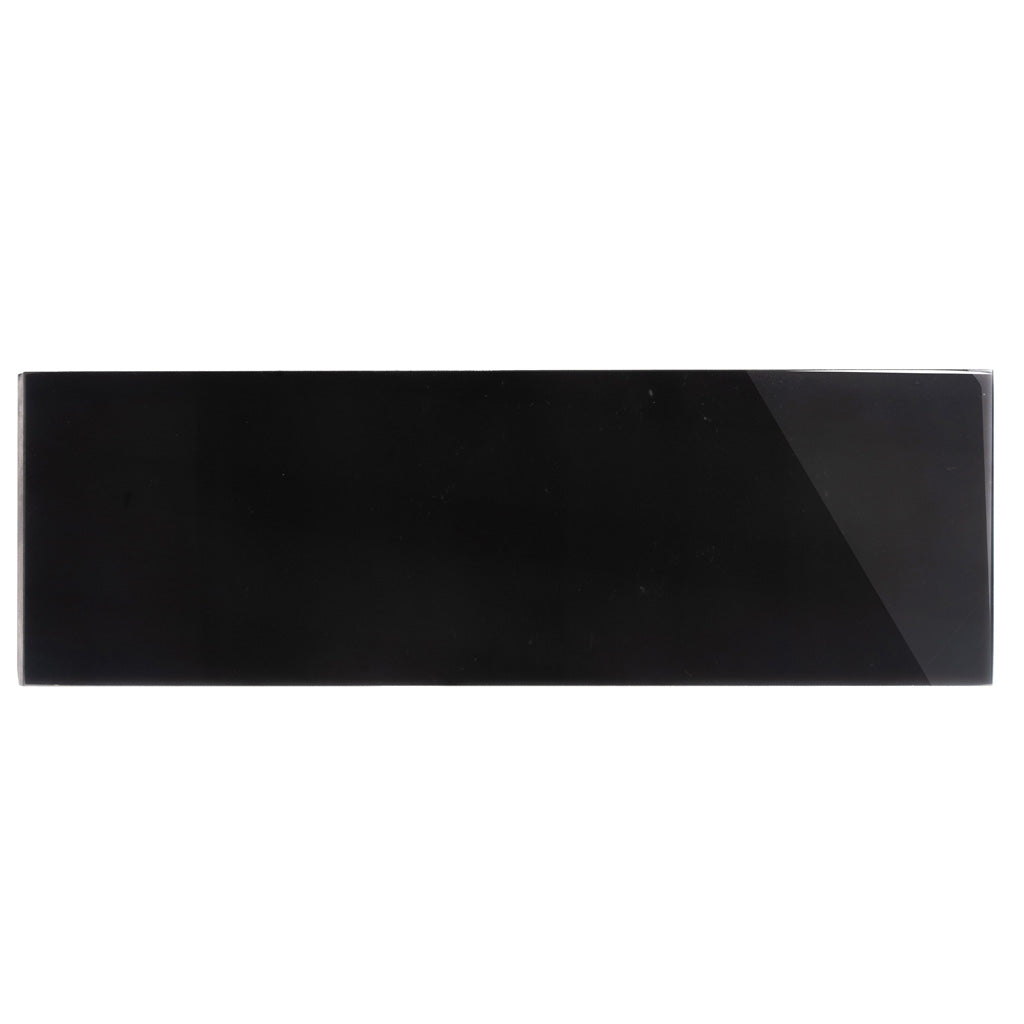 Eastern Black 4x12 Polished Subway Marble Tile (15 pack, 5 sq ft/case)