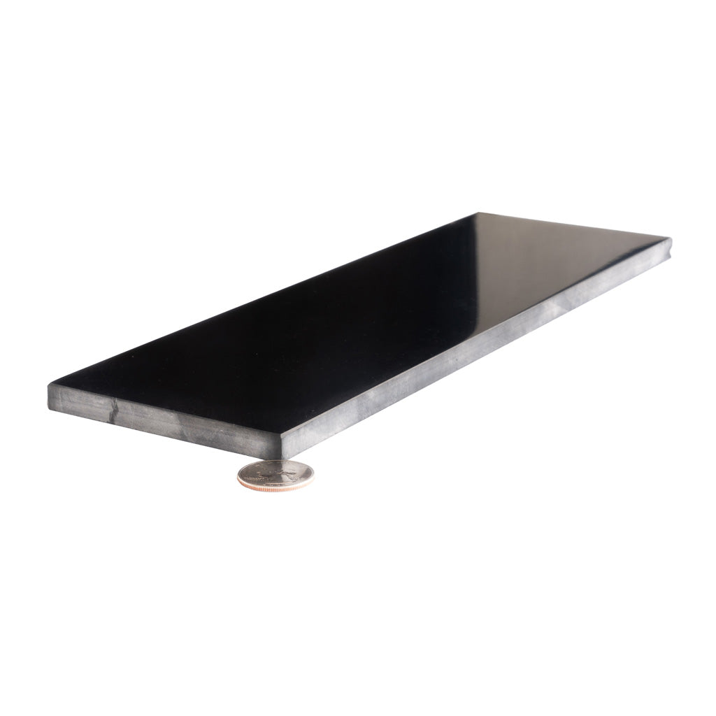 Black 4x12 Polished Subway Marble Tile (15 pack, 5 sq ft/case) - Sample