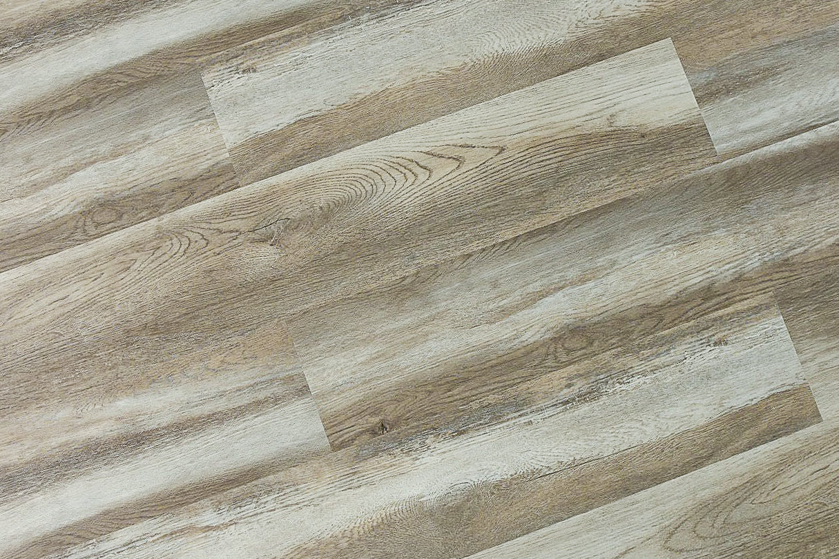 Fiducia SPC Textured/Embossed 7"x60" Vinyl Flooring 6mm - Neutral Hale