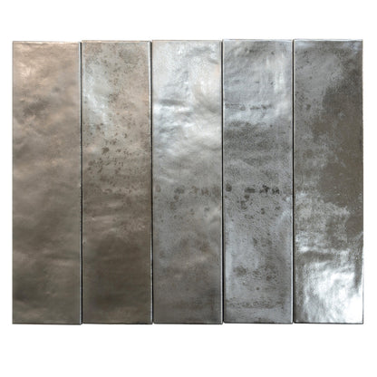 Deep Gray 2.5x10 Matte Ceramic Subway Tile (30 pack, 5.06 sq ft/case) - Sample