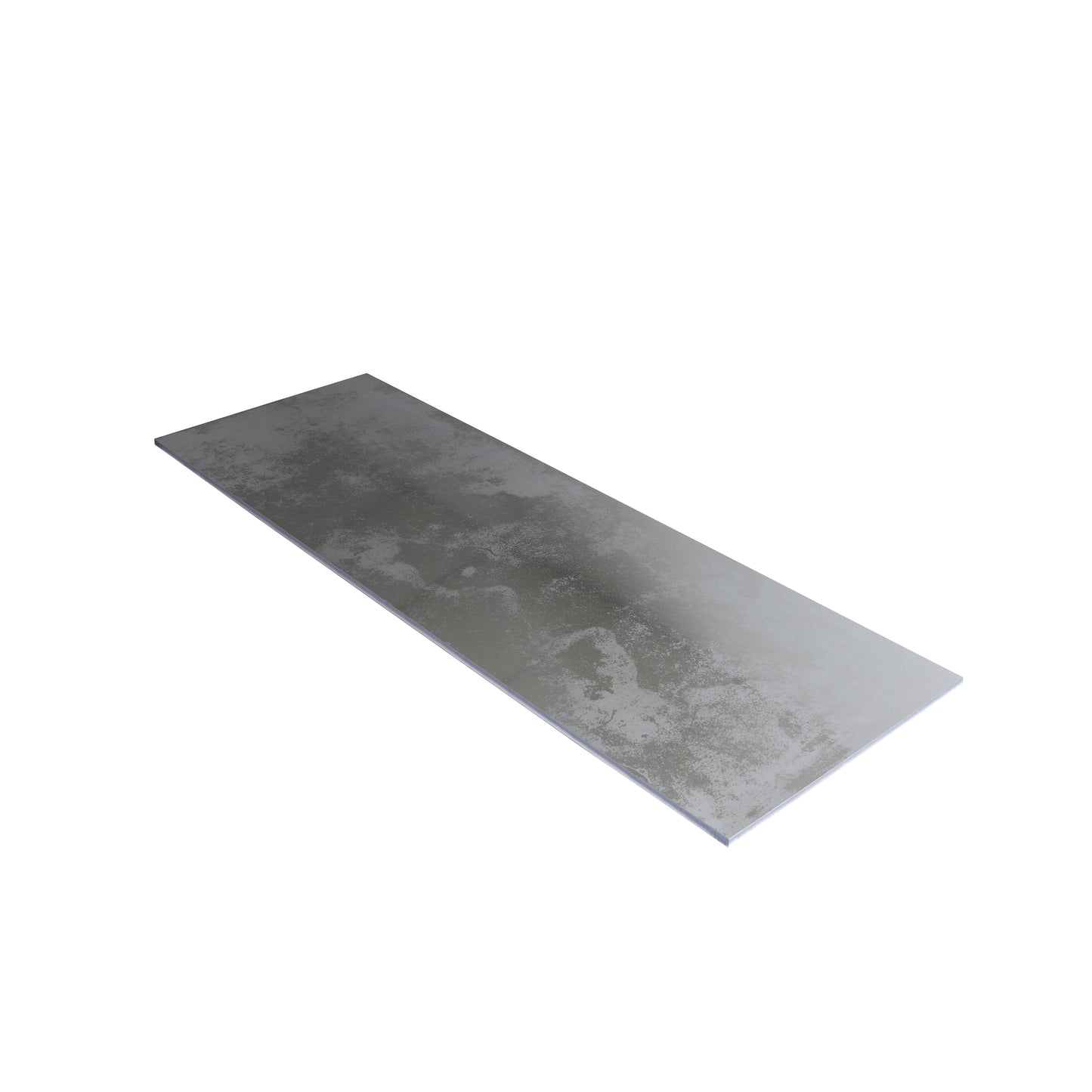 Silver-charcoal Gray 16x48 Matte Ceramic Large Format Tile (2 pack, 10.34 sq ft/case)