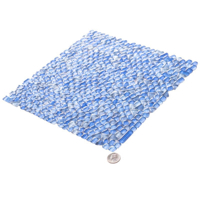 Blue 12x12 Glossy Multi-shaped Glass Mosaic Tile (5 pack, 4.83 sq ft/case)