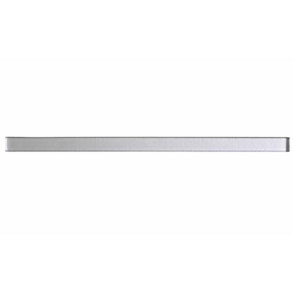 White 0.5x12 Glossy Glass Pencil Tile Trim (10 pack, 0.5 sq ft/case)