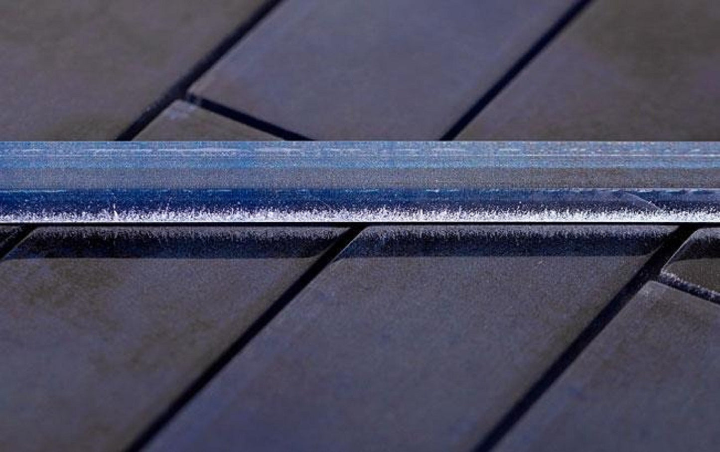 Spruce Blue 0.5x12 Glass Glossy Pencil Tile Trim (10 pack, 0.5 sq ft/case)