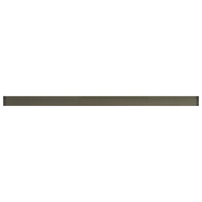 Cedar Brown 0.5x12 Glossy Glass Pencil Tile Trim (10 pack, 0.5 sq ft/case) - Sample