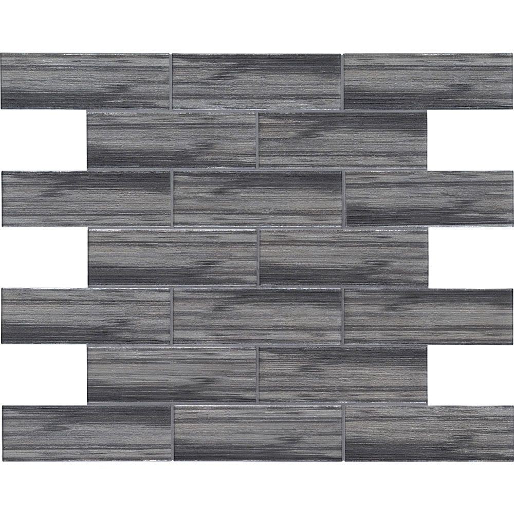 MSI Glacier Black Glass Subway Tile 3"x9"