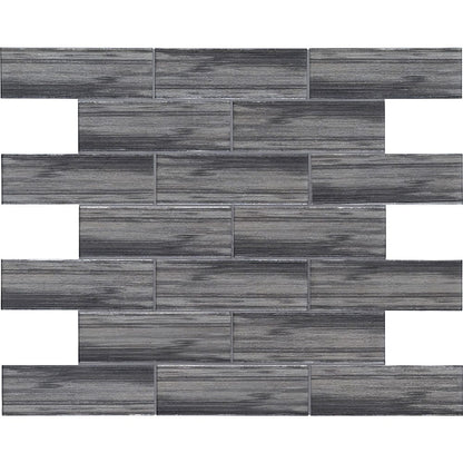 MSI Glacier Black Glass Subway Tile 3"x9"