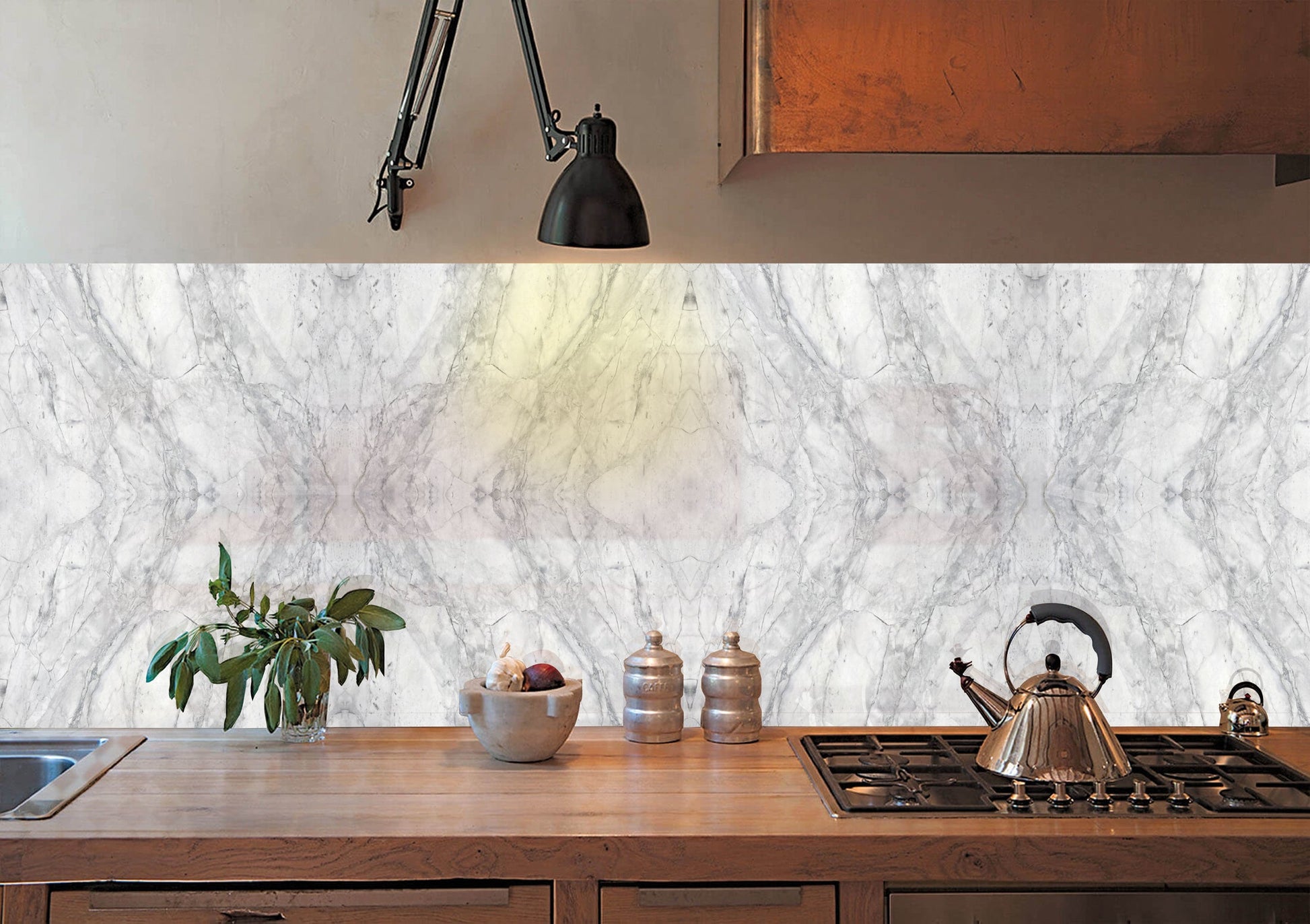 Gray-Web-Pattern-Marble-Look-Peel_Stick-Wall-and-Floor-PVC-Panel-16x24-GRIAGPVCPNL-product-backsplash-view