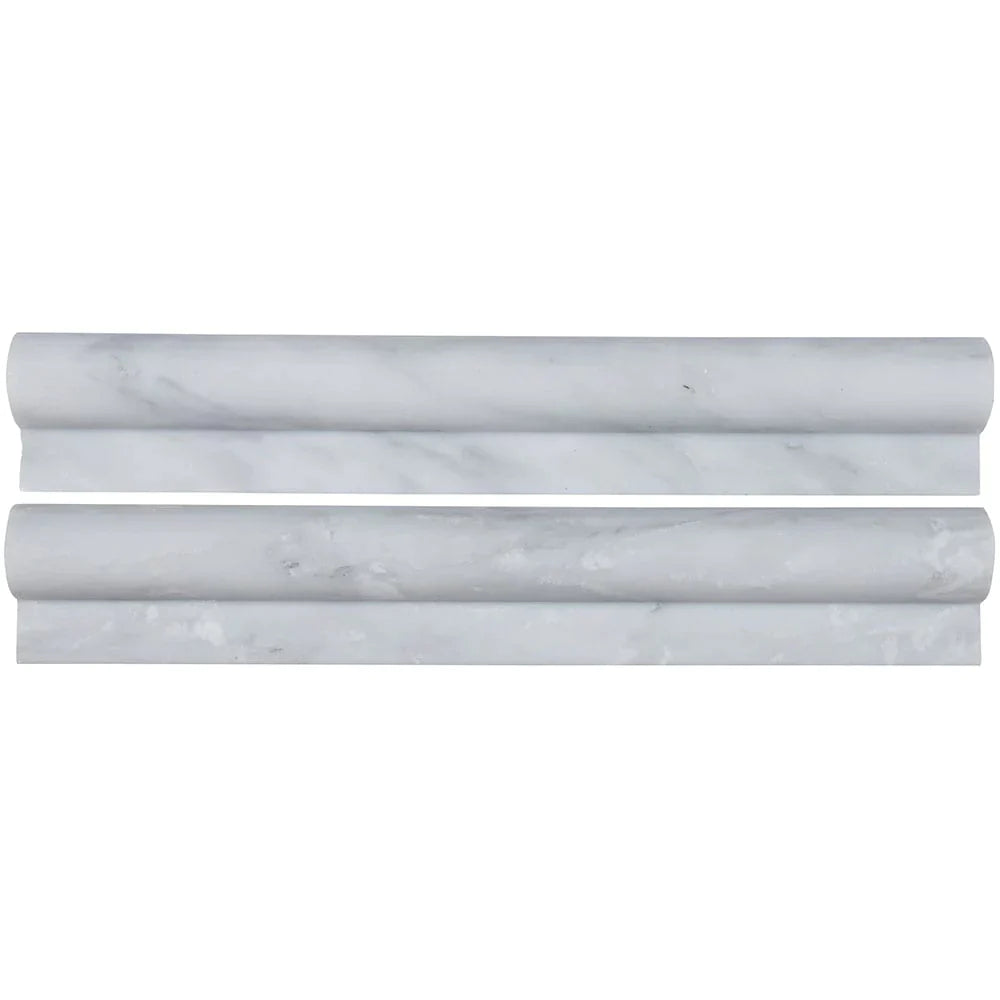 MSI Greecian White Rail Polished Marble Molding 2"x12"