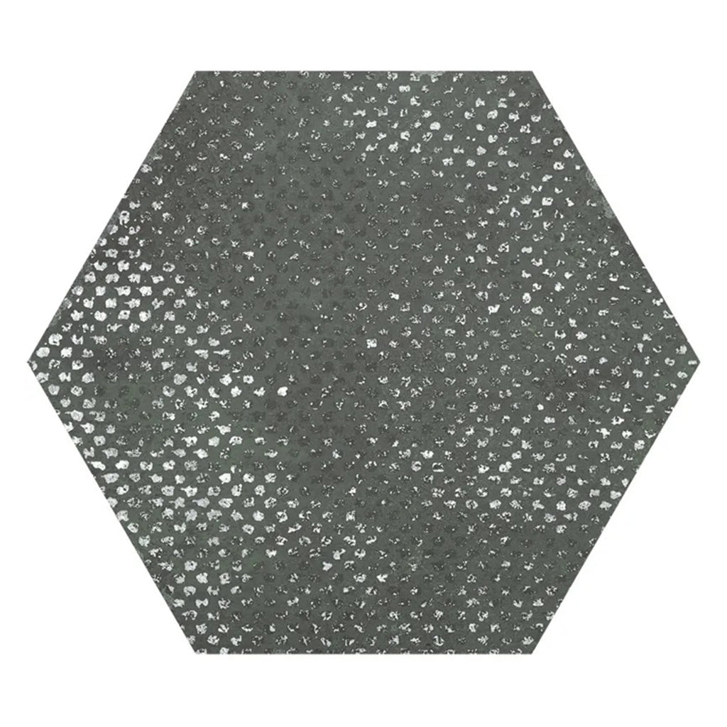 Olive Green 9x11 Textured Hexagon Porcelain Tile (16 pack, 8.07 sq ft/case) - Sample