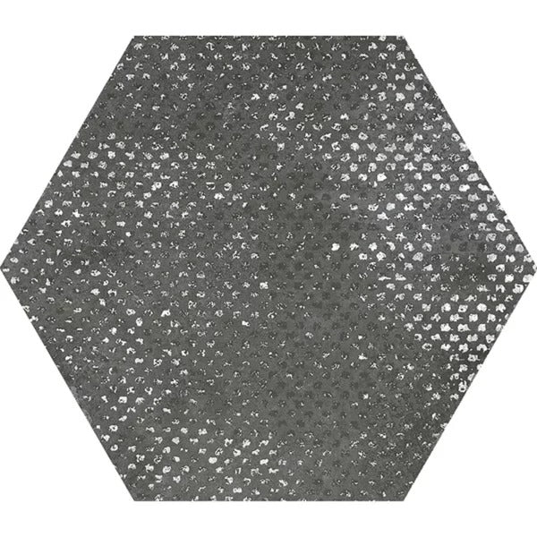 Graphite Gray 9x11 Textured Hexagon Porcelain Tile (16 pack, 8.07 sq ft/case) - Sample