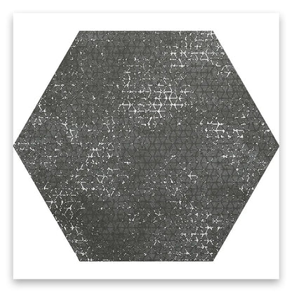 Graphite Gray 9x11 Textured Hexagon Porcelain Tile (16 pack, 8.07 sq ft/case) - Sample