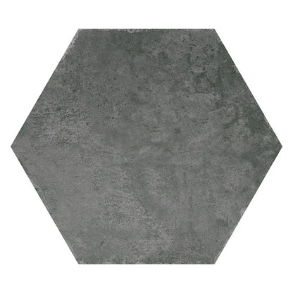 Charcoal Gray 9x11 Matte Hexagon Porcelain Tile (16 pack, 8.07 sq ft/case)