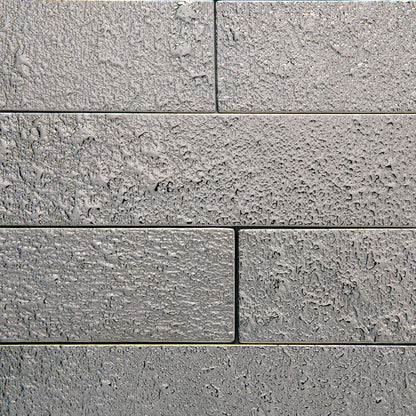 Dark Shimmer Gray 2x8 Polished Subway Glass Tile (27 pack, 3 sq ft/case)